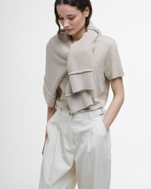 Amber Tapered Trousers Salt