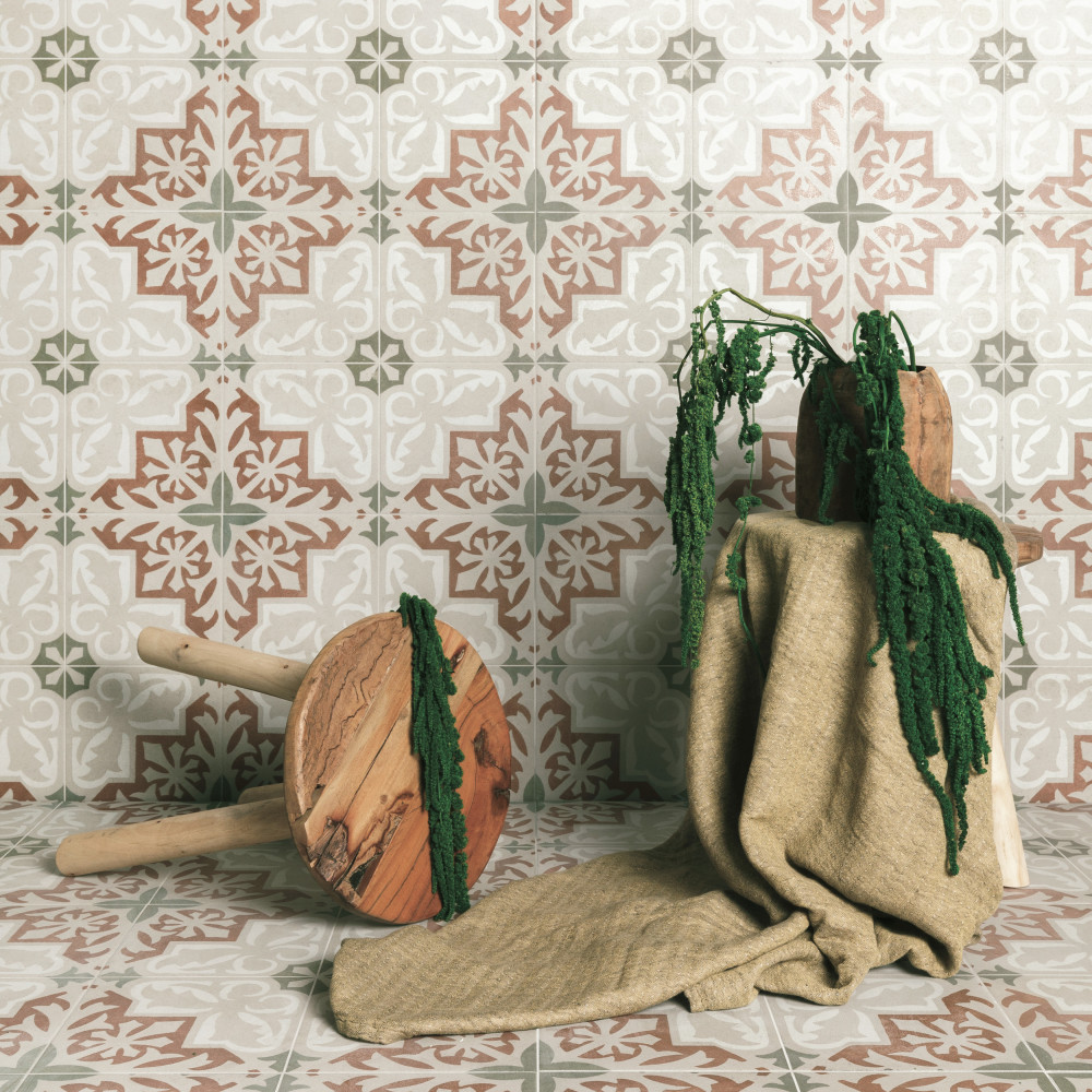 Kings Paname Bastille 17-5/8 in. x 17-5/8 in. Ceramic Floor and Wall Tile