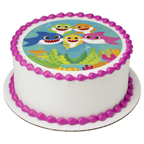 Baby Shark Ruling the Sea PhotoCake® Edible Image®
