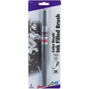 Color Brush with Pigment Ink, Medium Tip, Gray, 1-Pack