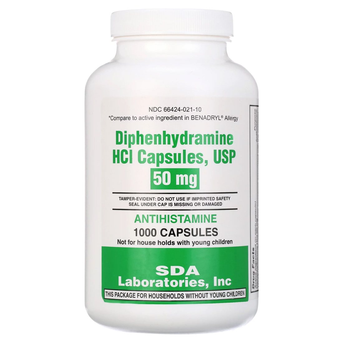 Diphenhydramine 50mg Capsules - 100/Bottle | ACE SOUTHERN