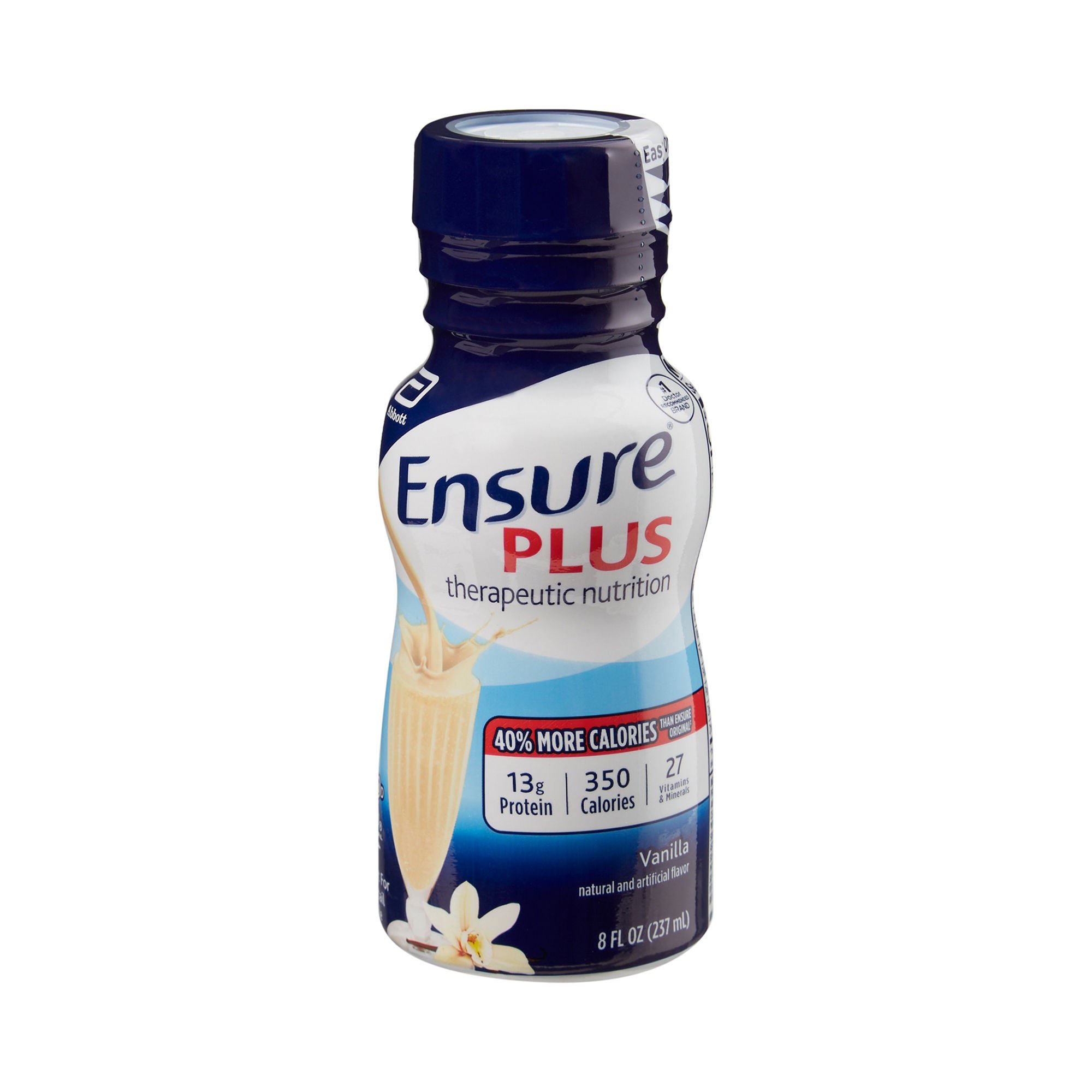Ensure® Plus Therapeutic Nutrition, Vanilla, 8-ounce bottle