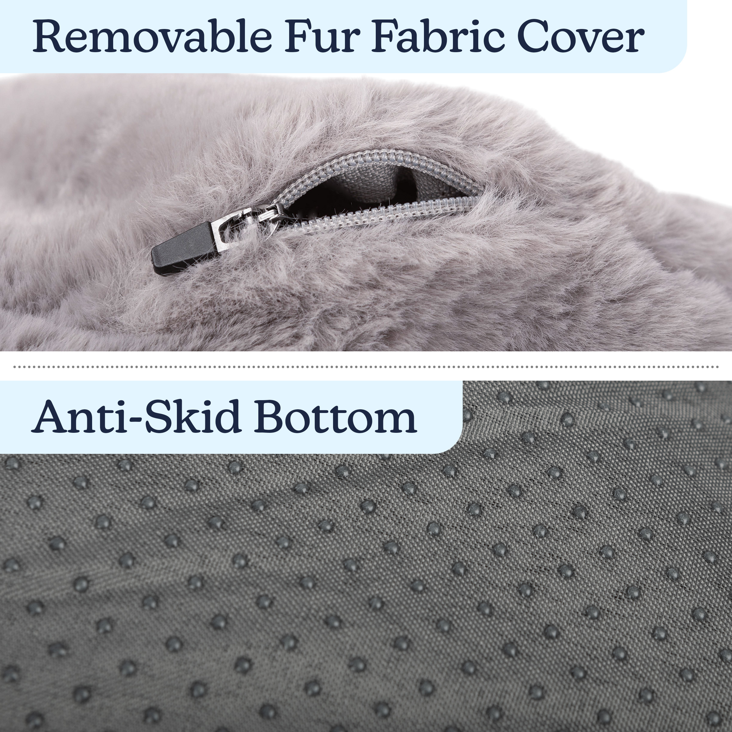 PETMAKER 25in Donut Dog Bed Cat Bed for Medium Pets, Puppy Essentials