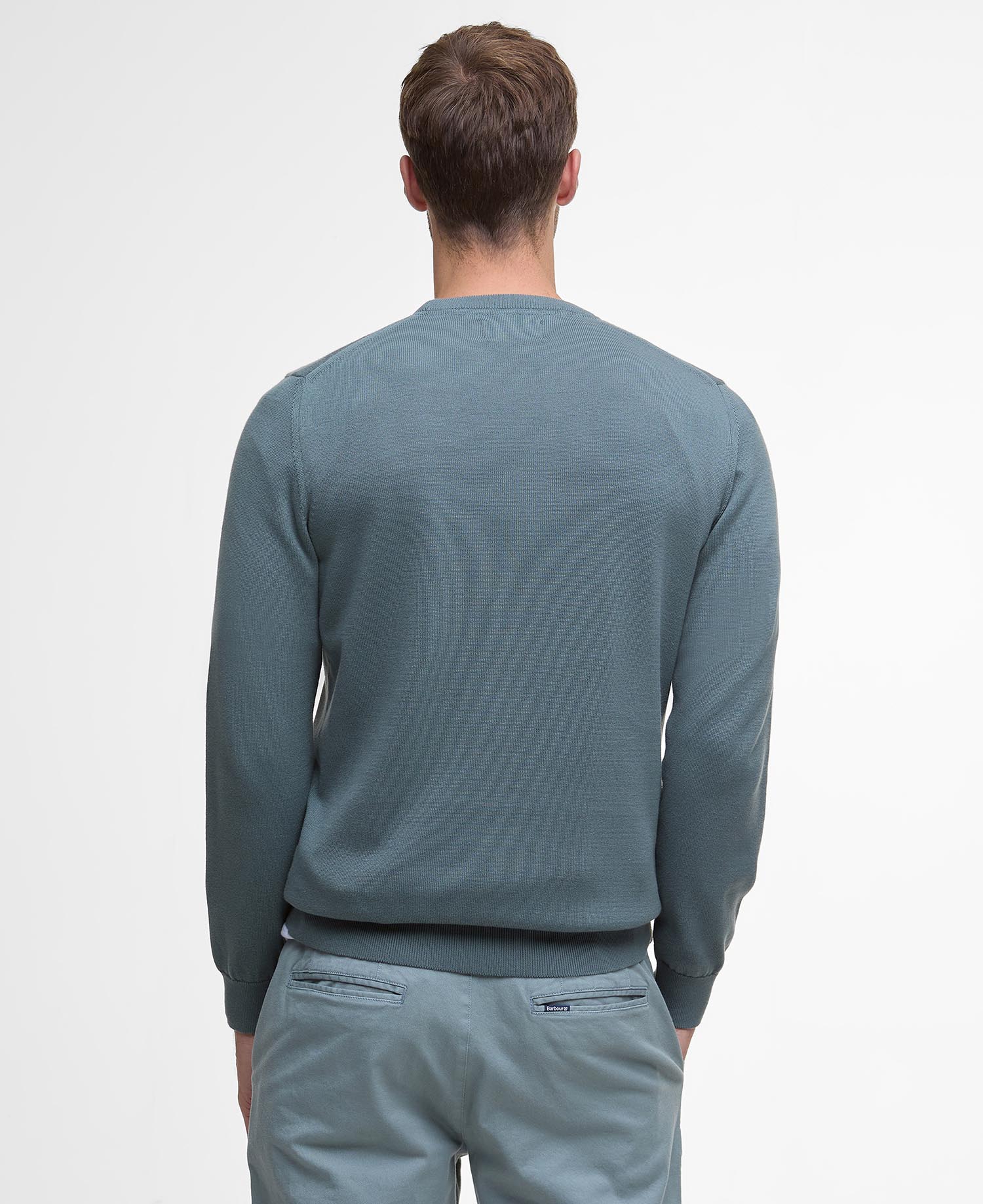 Pima Cotton Crew Neck Jumper image number 2