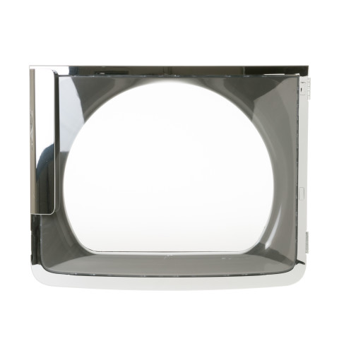 Dryer door and glass assembly