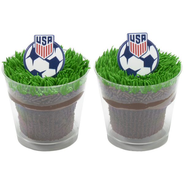 U.S. Soccer Cupcake Rings