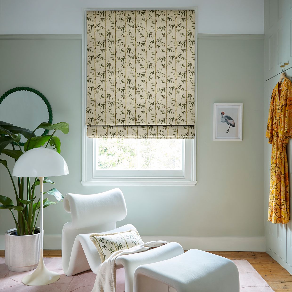 Money Tree Bamboo Roman Blind