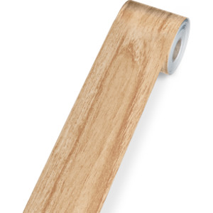 Grow Together Light Wood Grain Rolled Straight Bulletin Board Borders, 65 Feet