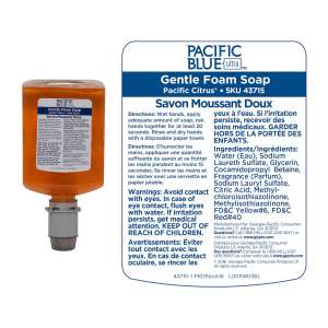 Georgia Pacific, Pacific Blue Ultra, Gentle Pacific Citrus Foam Soap,  1200 mL Cartridge