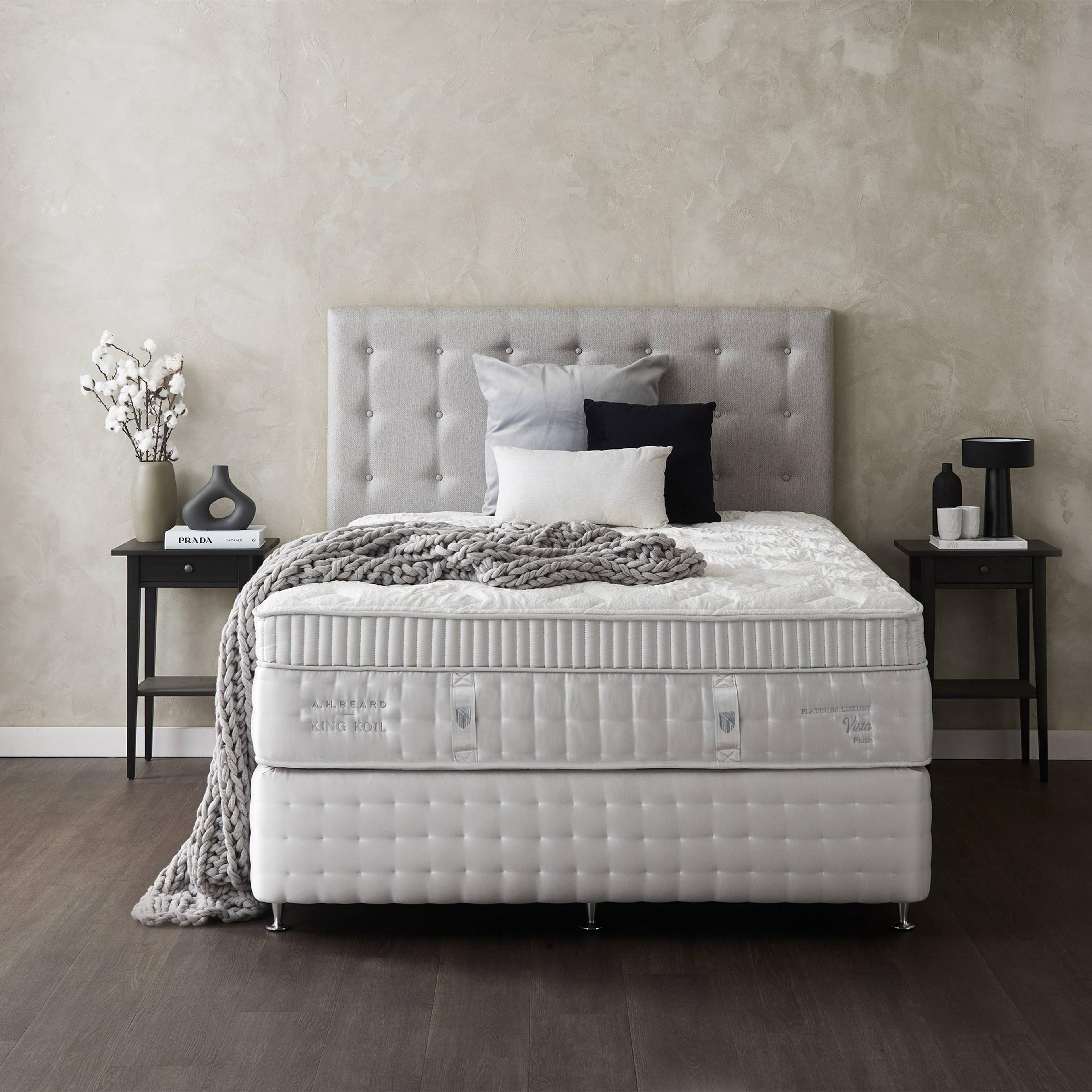 Lifestyle image of the  King Koil Platinum Luxury Vista Mattress, Plush from Forty Winks