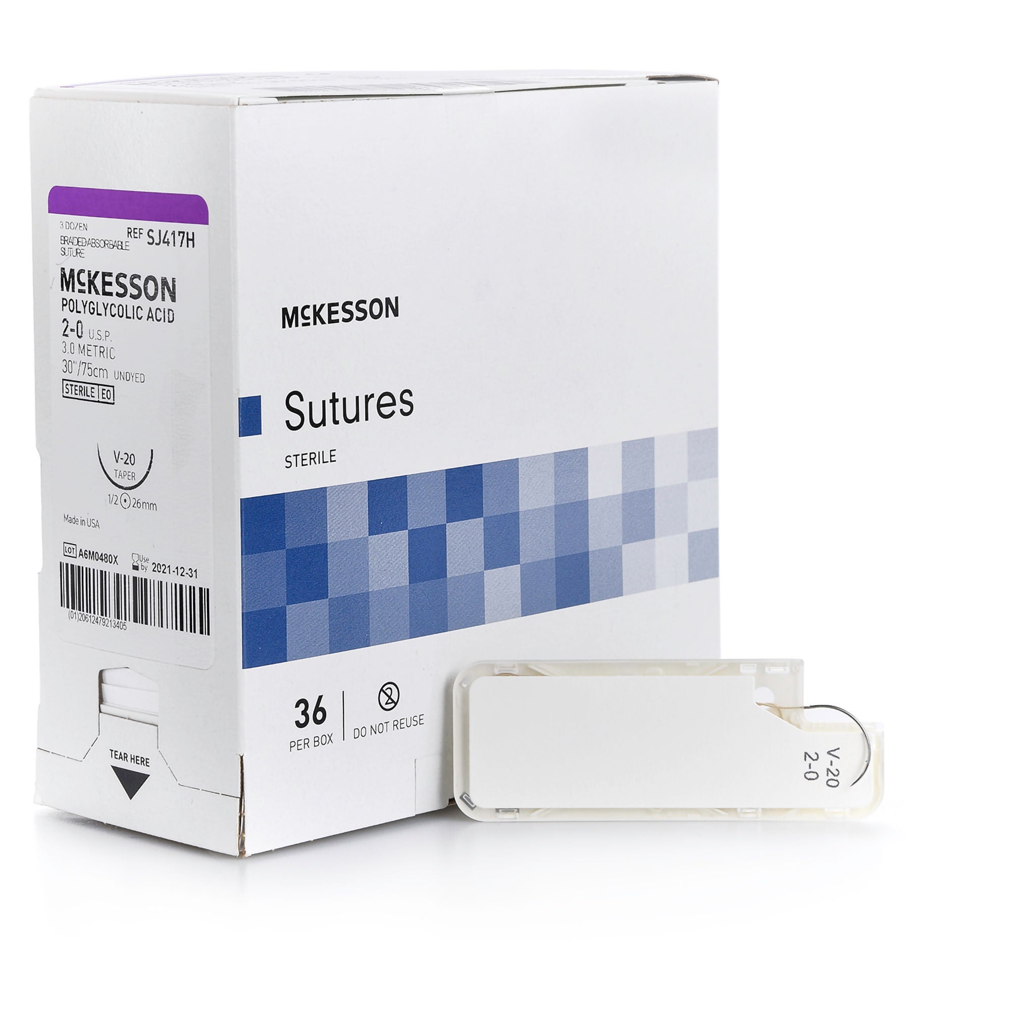 McKesson Suture with V-20 Needle