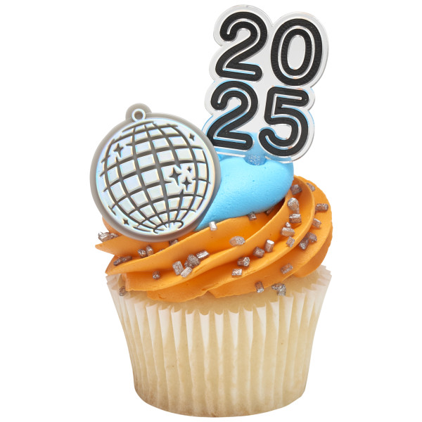 Disco Ball Cupcake Rings