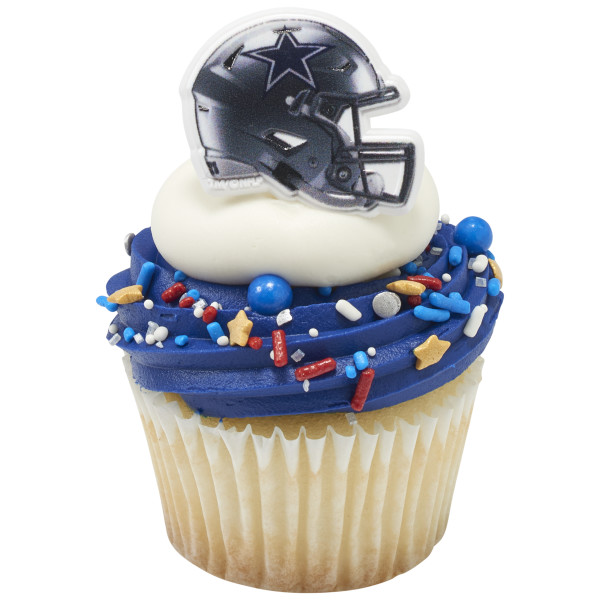 NFL Team Helmet Cupcake Rings