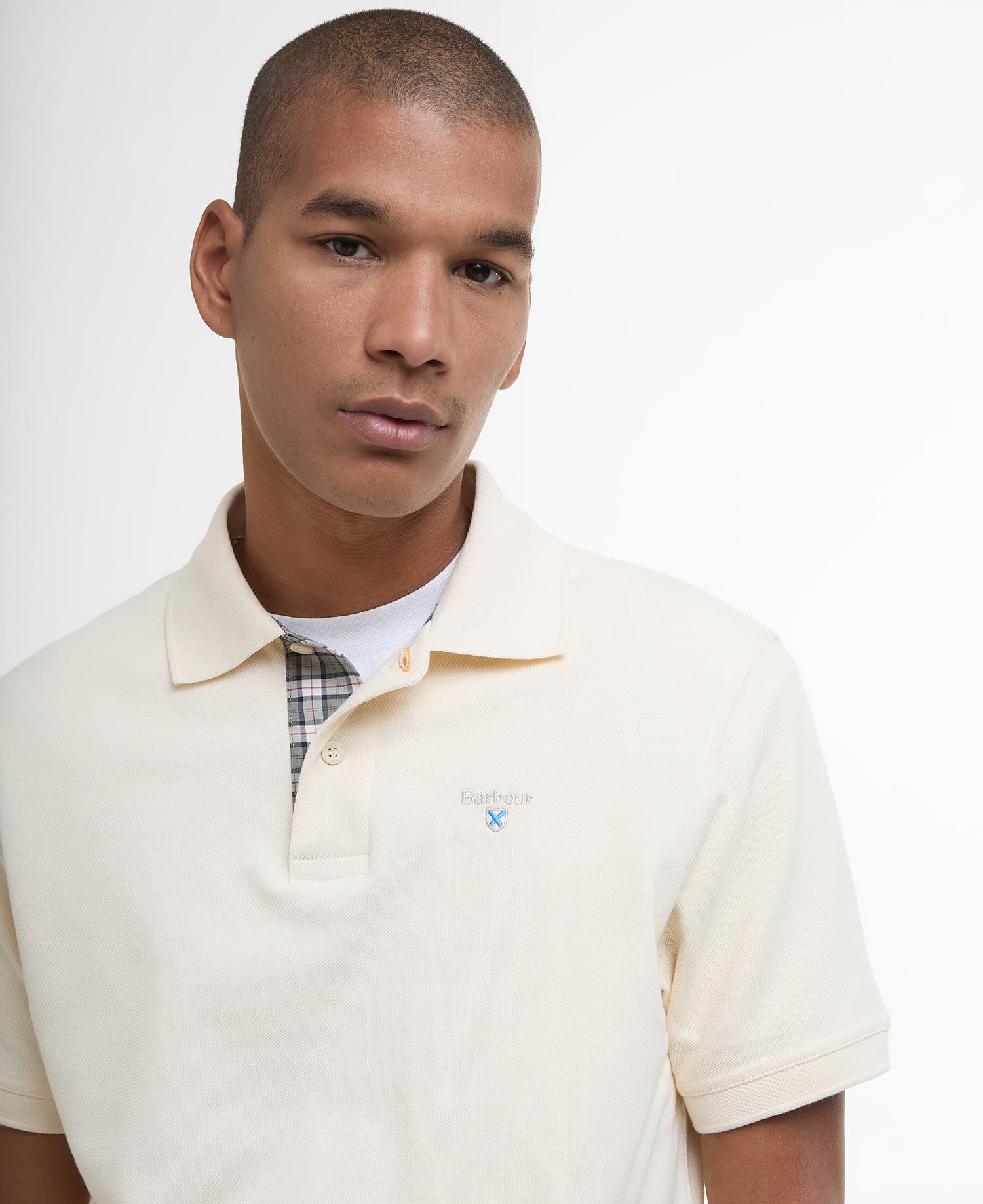 Tartan Pique Polo Shirt image number 3