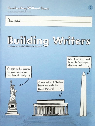 Handwriting Without Tears Building Writers Student Workbook E (Grade 4)