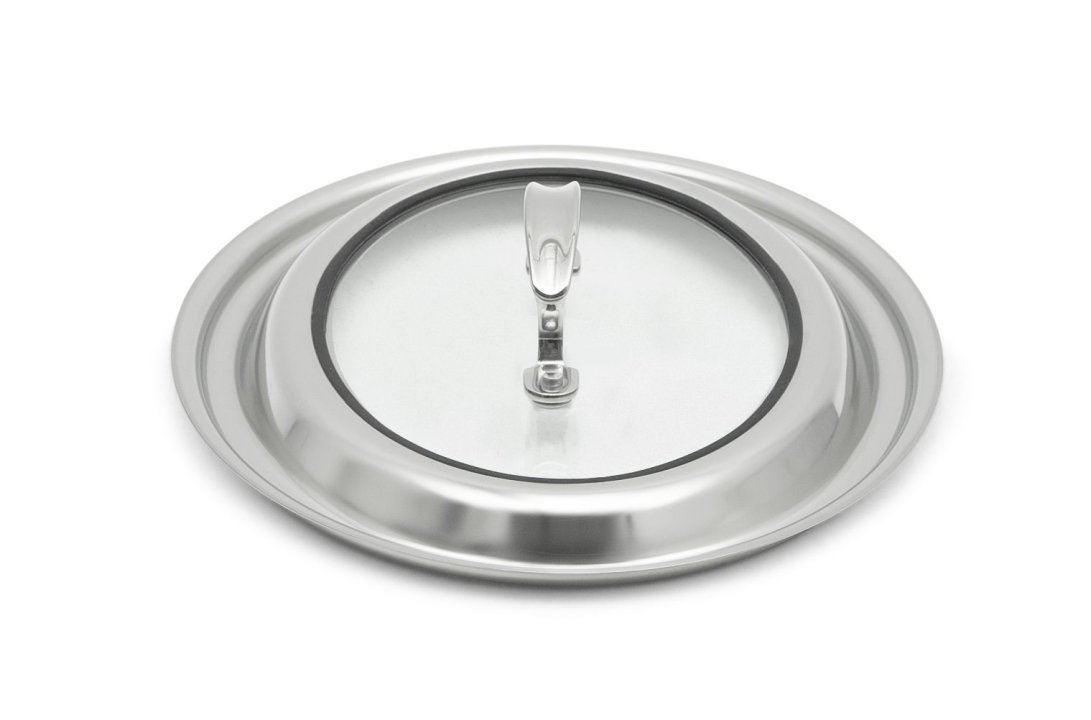 Miramar® glass lid for 12-inch oval au gratin food pan