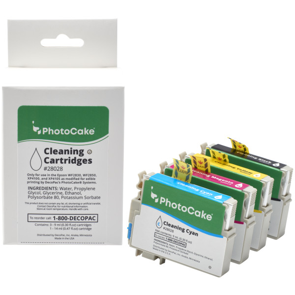 Printer Cleaning Cartridges - Epson XP-2830U, XP-2850U, XP-4100U, XP-4105U PhotoCake® Ink