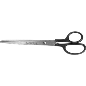 Contract Stainless Steel Scissors 9", Black