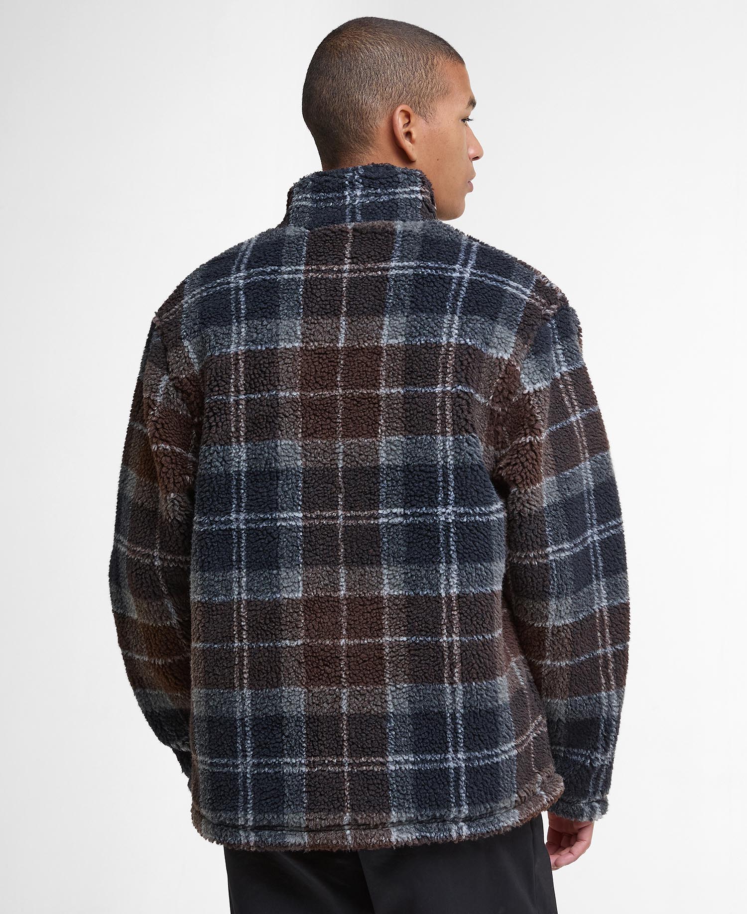 Pile sherpa con motivo tartan image number 2