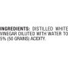 Heinz All Natural Distilled White Vinegar 5% Acidity, 1 gal Jug
