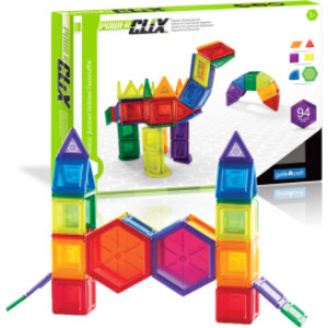 PowerClix&reg; Solids, Magnetic Building Set, 94 Pieces
