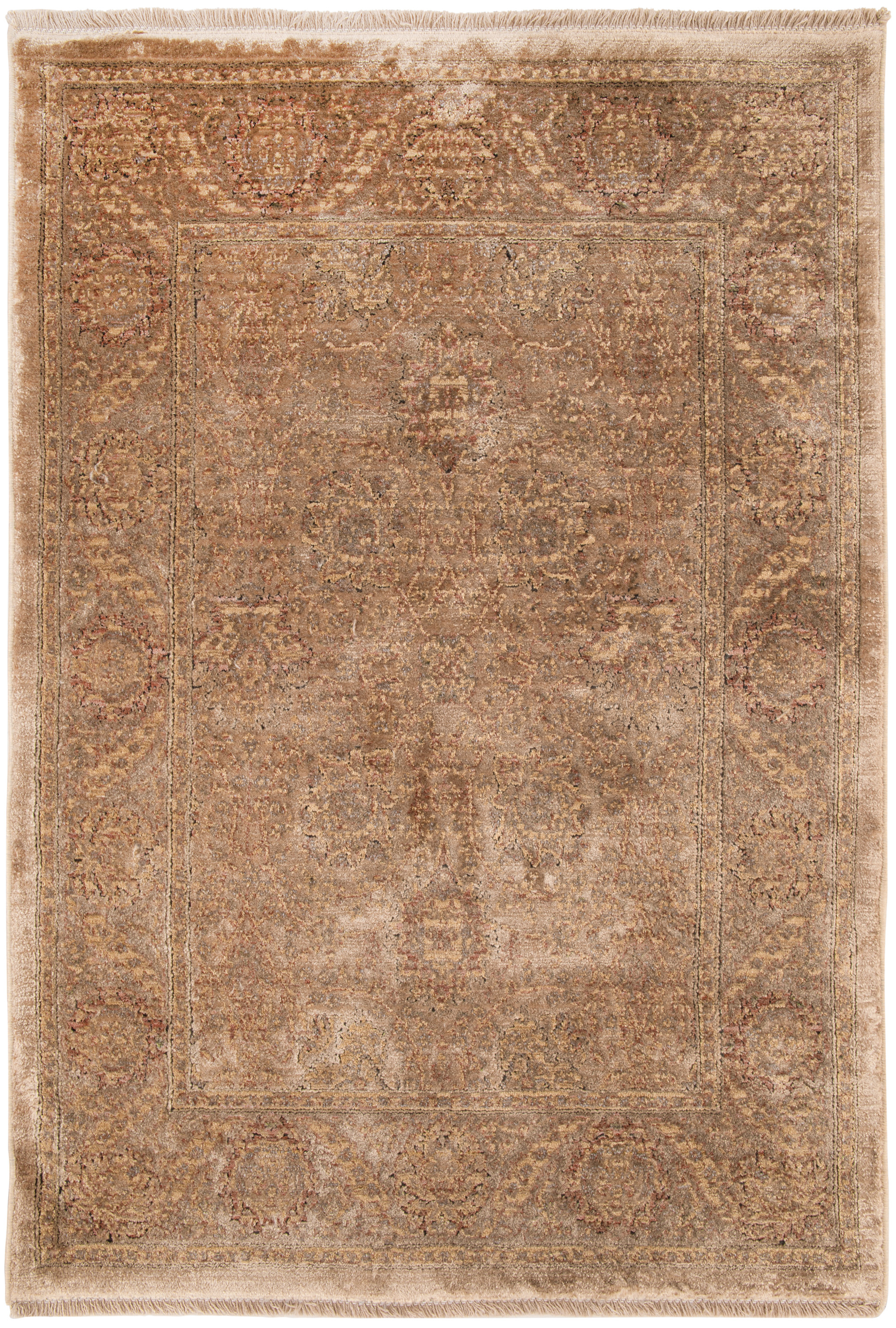 Nourison Luxurious 2' x 3' Taupe Vintage Indoor Rug