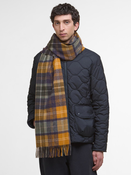Brack Patchwork Tartan Wool Scarf Brack Patchwork Tartan Wool Scarf