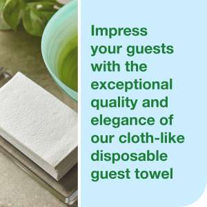 Tork, LinStyle Valet Guest Towel, Napkins, 1 ply, White