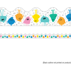 Happy Friends Scalloped Border, 39 Feet