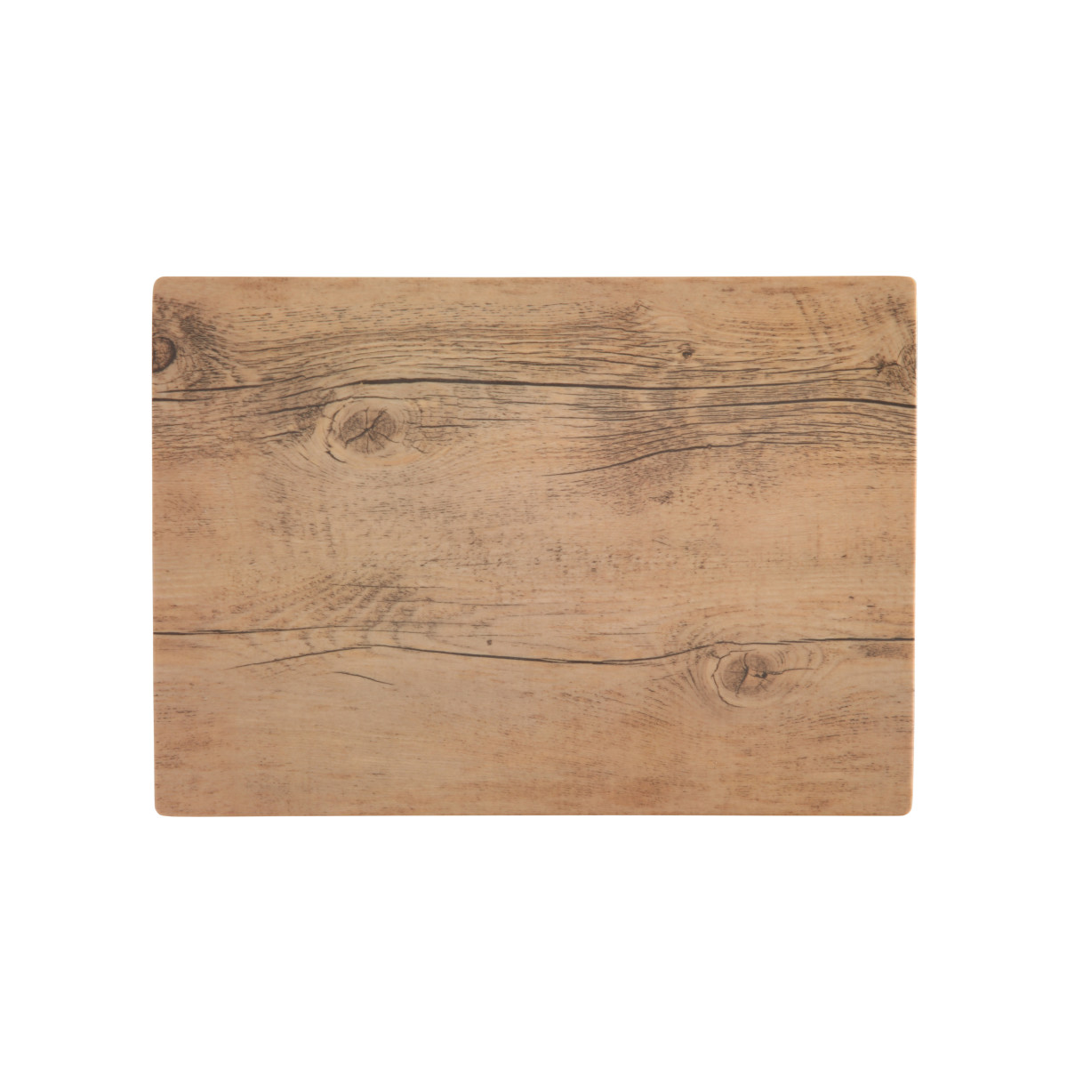 Melamine "Wood" Platter 14x10"