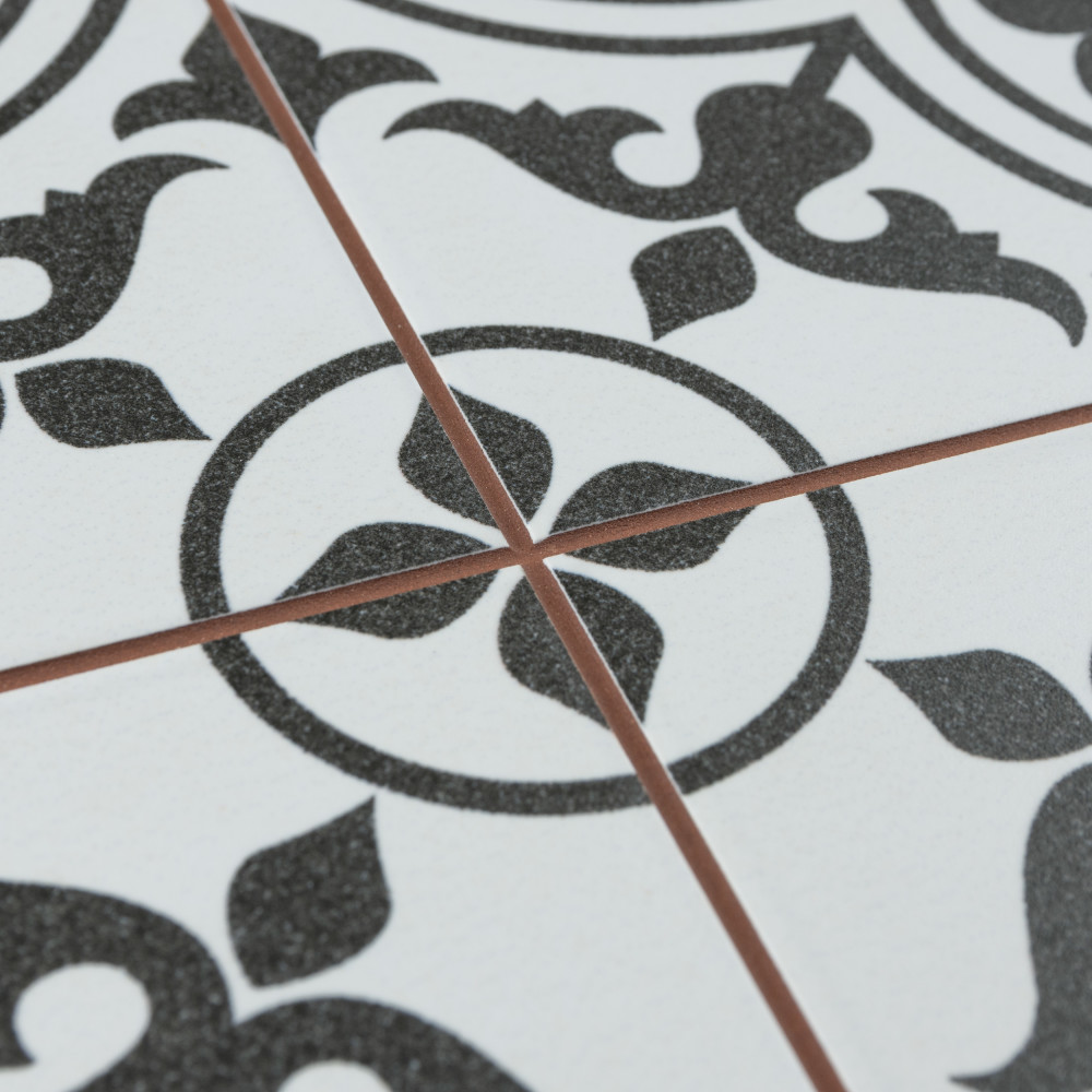 Harmonia Classic White 13 in. x 13 in. Ceramic Floor and Wall Tile