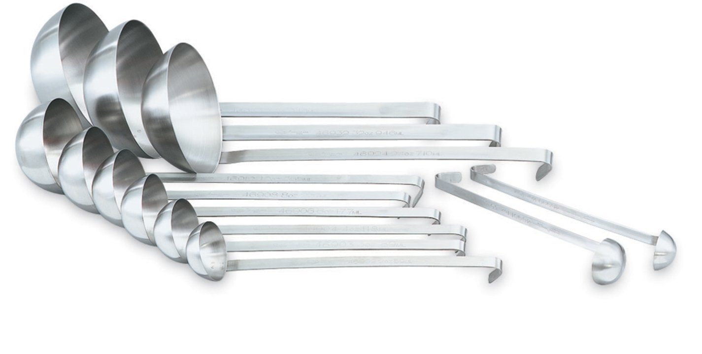 ½-ounce two-piece economy stainless steel ladle