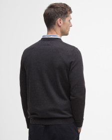 Merino Crew Neck Jumper Charcoal