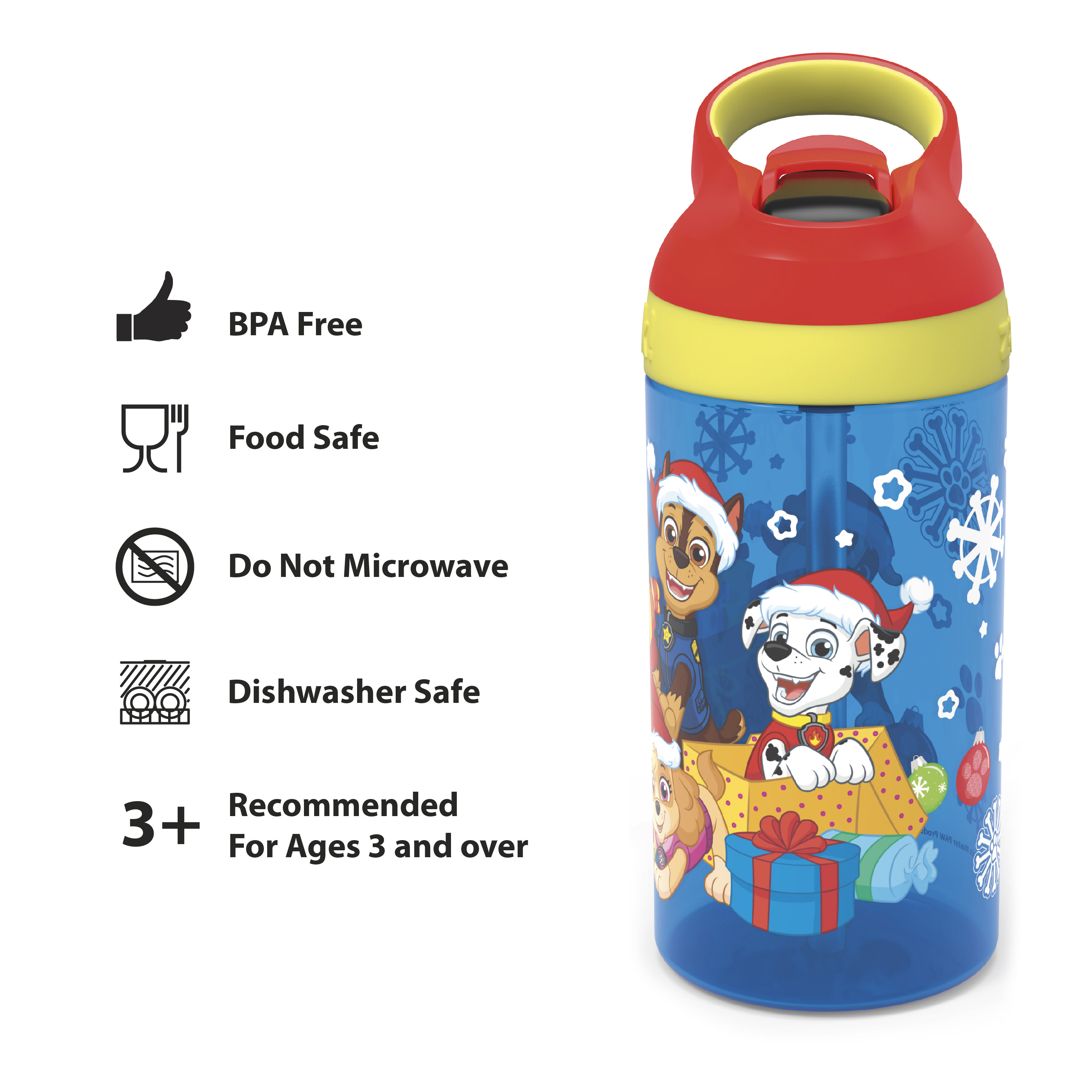 Paw Patrol 16 ounce Water Bottle, Chase, Marshall & Friends slideshow image 5 Paw Patrol 16 ounce Water Bottle, Chase, Marshall & Friends slideshow image 5
