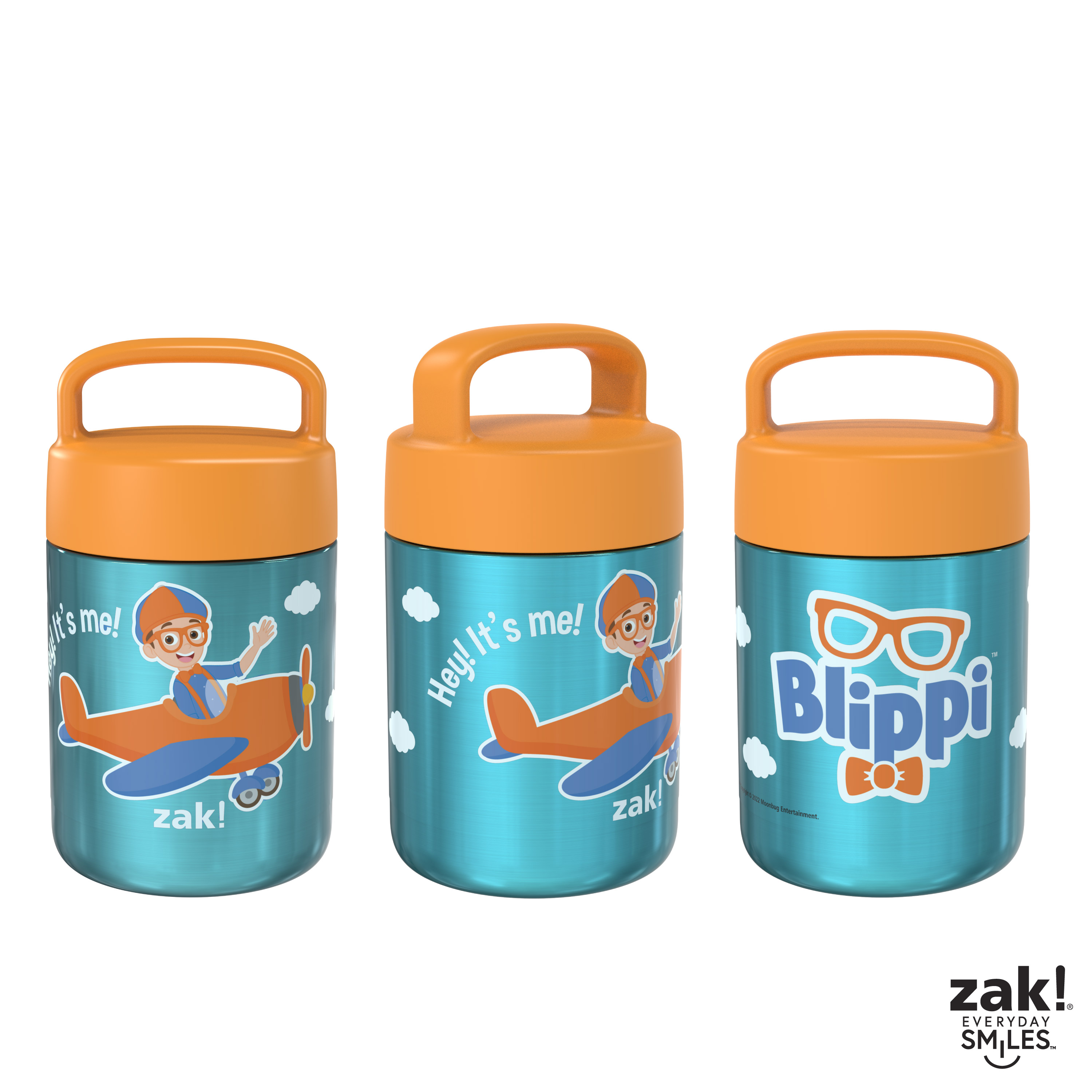 Blippi Reusable Vacuum Insulated Stainless Steel Food Container, Blippi and his Airplane slideshow image 4