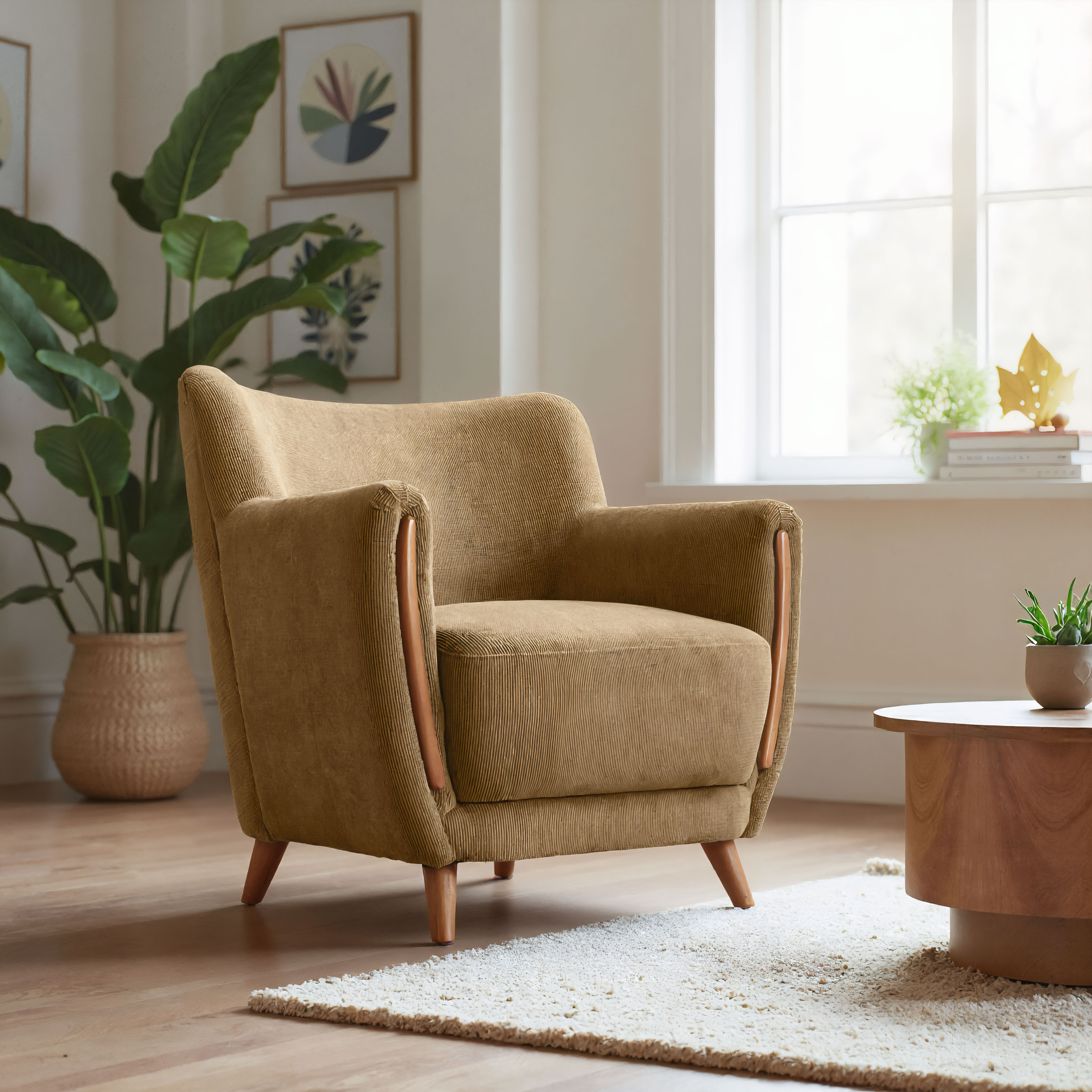 Hako Accent Chair Olive Green product image