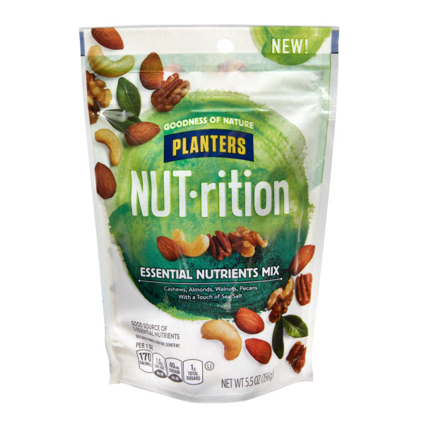 PLANTERS(r) NUT-RITION(r) Essential Nutrients Mix 8/5.5oz . C1CB - Front Center Inner Pack (Hi Res)