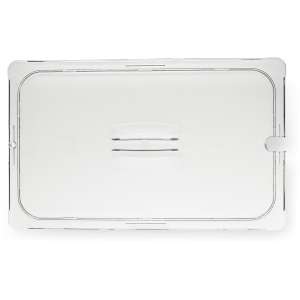Carlisle, StorPlus, Polycarbonate Notched Handled Universal Lid Full-Size, Clear