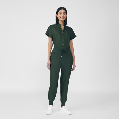 Landau Forward Women&#8216;s 8-Pocket Cargo Scrub Jumpsuit-Landau