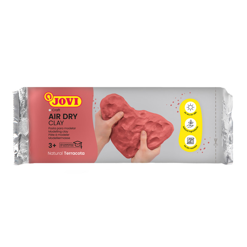 Air Dry Clay, Terracotta, 1.1lb Bar