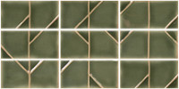 Yoko Moss 3×5 Origami Decorative Tile