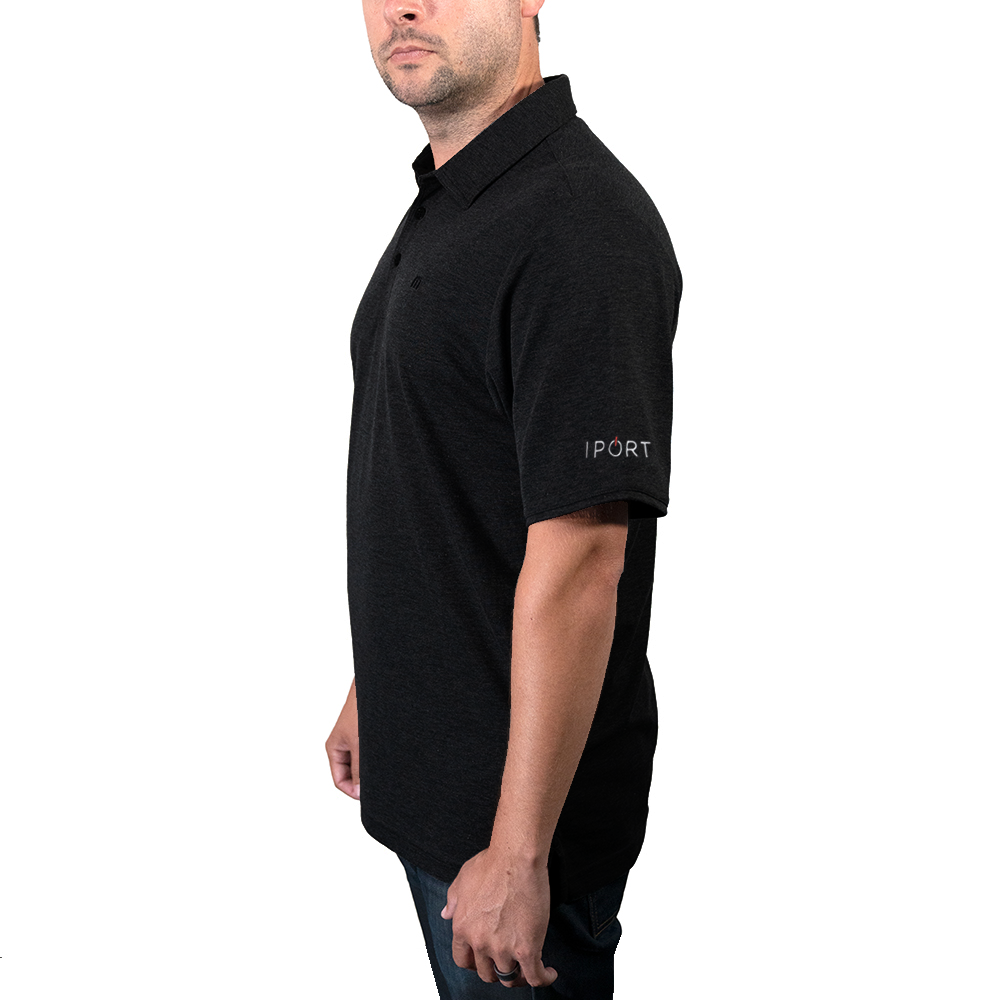 IPORT | TRAVIS MATHEW ZINNA POLO SOLID BLACK