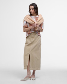 Adria Striped T-Shirt Bran Stripe