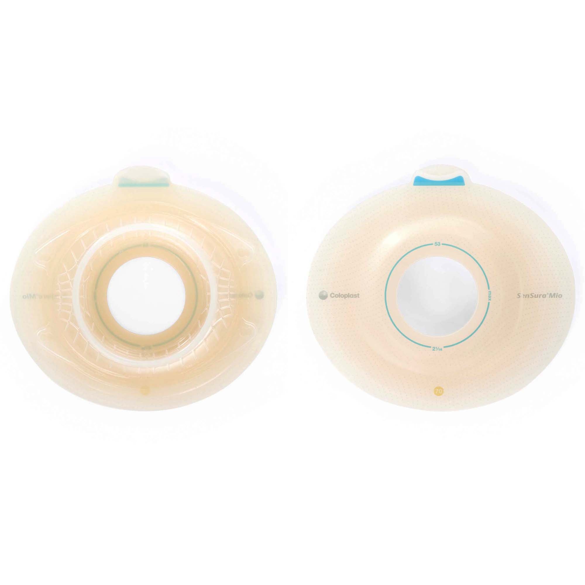 SenSura® Mio Click Convex Deep Ostomy Barrier, 35 mm Stoma Opening, Blue Match