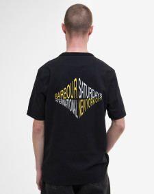 Barbour International x Saturdays NYC Graphic T-Shirt Classic Black