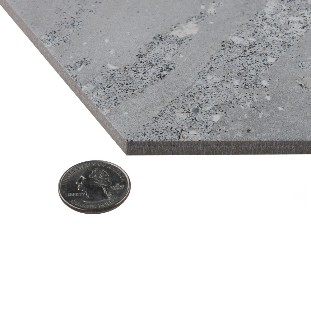 Recycle Hex Antique 8-1/2 in. x 9-7/8 in. Porcelain Floor and Wall Tile