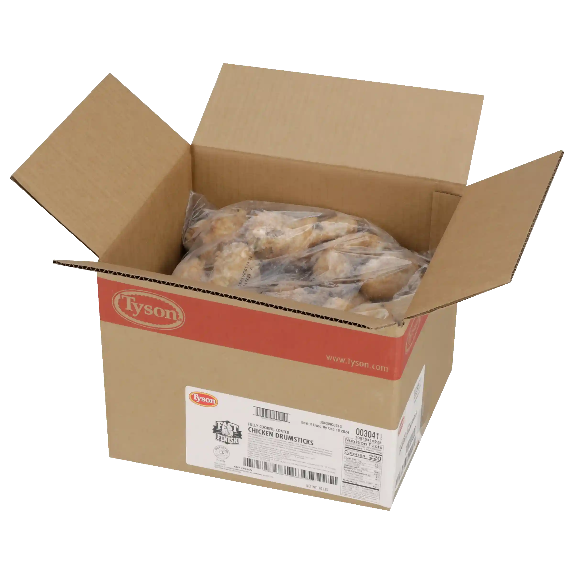 Tyson® Fast Finish® Fully Cooked Coated Chicken Drumsticks_image_4