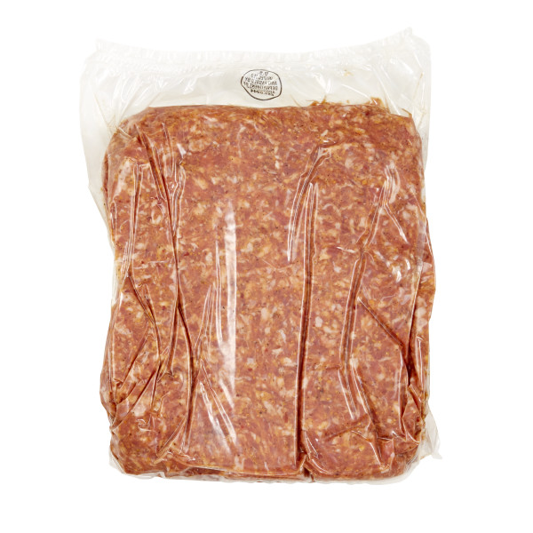 FONTANINI(r) Extra Spicy Bulk Italian Sausage, Raw, 4/5 lb . C1CB - Front Center Inner Pack (Hi Res)