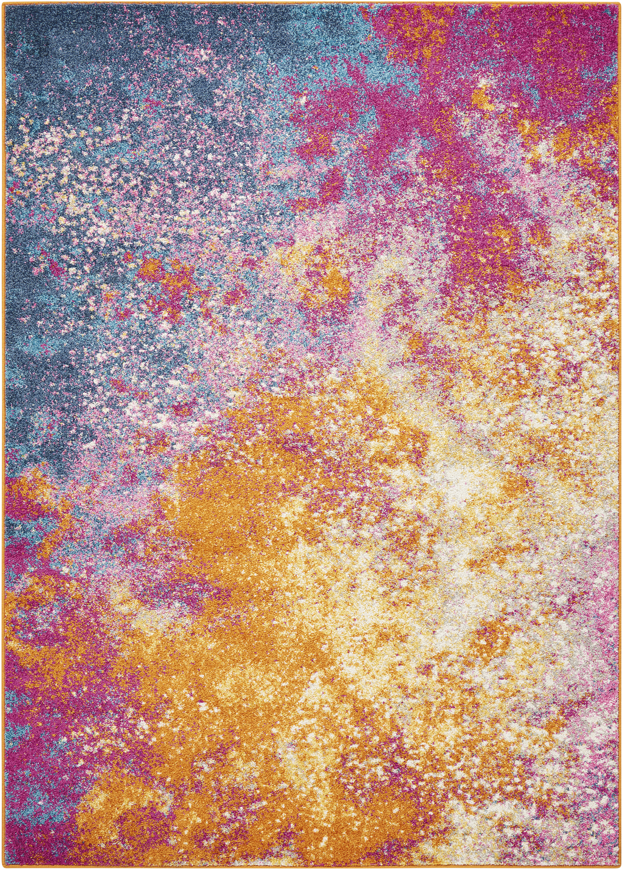 Nourison Passion 3'9" x 5'9" Sunburst Modern Indoor Rug