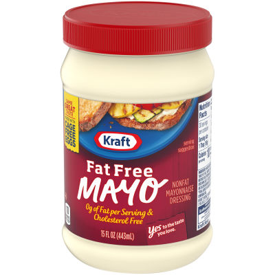 Kraft Fat Free Mayo Non Fat Mayonnaise, 15 fl oz Jar - My Food and Family